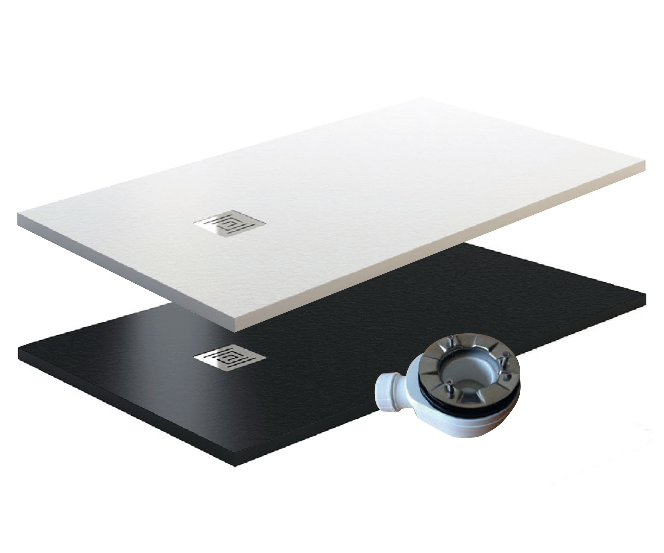 platos de ducha Plato de Ducha de Resina Pizarra - Imagen 1