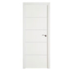 Puerta blanca Lacada 4 Rayas