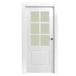 Burdeos Lacada Plus. Puerta de Interior Blanca Maciza - Imagen 2