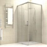 Mampara De Baño Angular Gomera Inox - Imagen 2