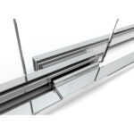 Mampara De Ducha Fijo Lateral. Trébol 400 - Imagen 2