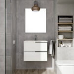 Mueble de Baño Suspendido Modelo Odin Blanco