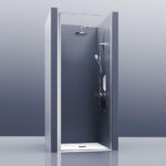 Mampara Frontal 1 Cristal con Puerta. Padel P00