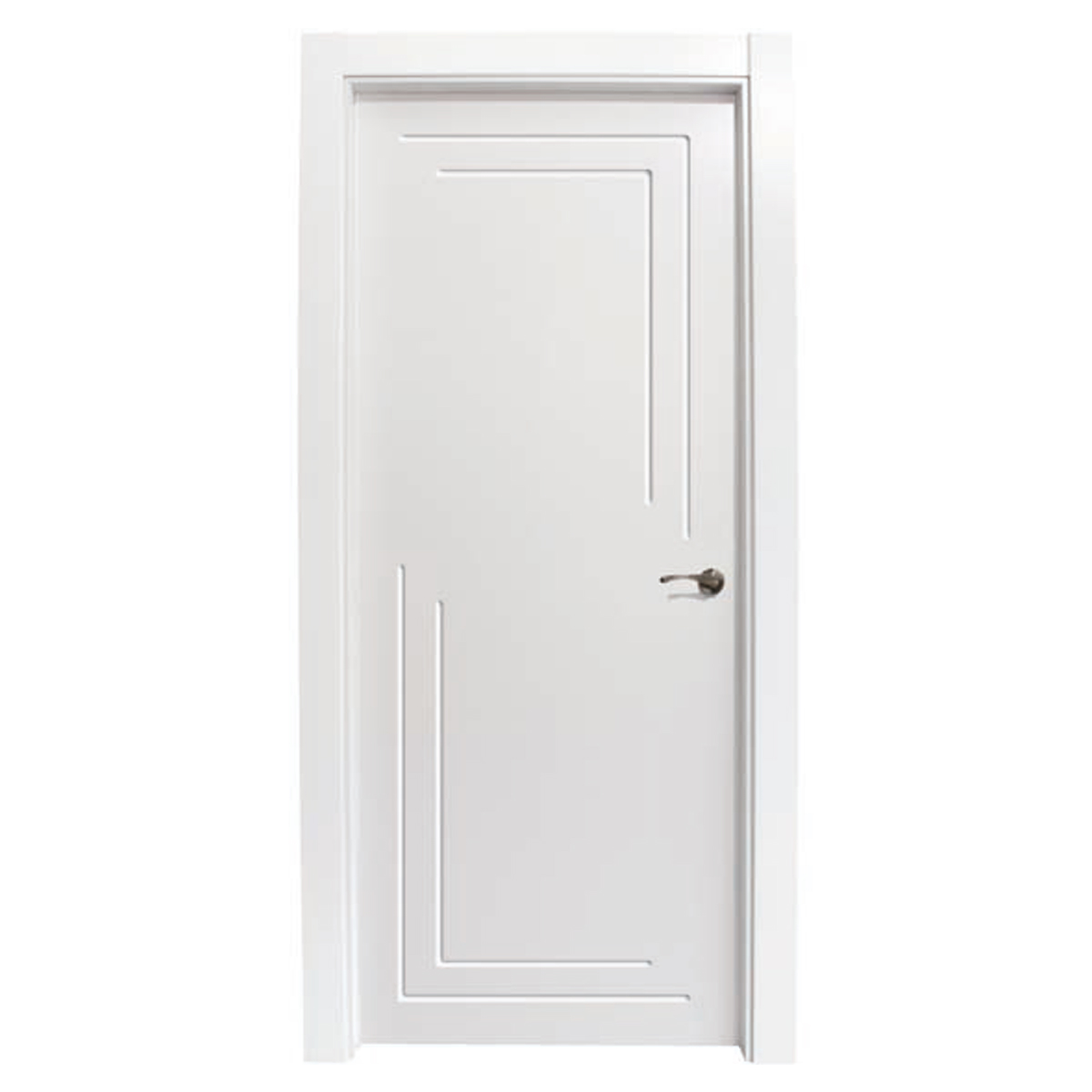 caracas-ciega Caracas Lacada Plus. Puerta de Interior Blanca Maciza - Imagen 1