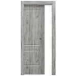 Burdeos Plus Color Africano. Puerta de Interior Maciza - Imagen 2