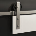 Herraje Corredera Kit Guía Vista Índico Plata