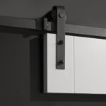 Herraje Corredera Kit Guía Vista Pacifico Negro