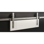 Herraje Corredera Kit Guía Vista Índico Plata - Imagen 2