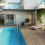 Peldaño Recto Antideslizante C3 Oregón Nogal 33x120cm APE - Imagen 2