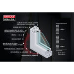 Ventana PVC Gean S8000. 80x80 cm. 1 Hoja - Imagen 2