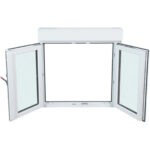Ventana PVC Gean S8000. 80x80 cm. 1 Hoja - Imagen 4
