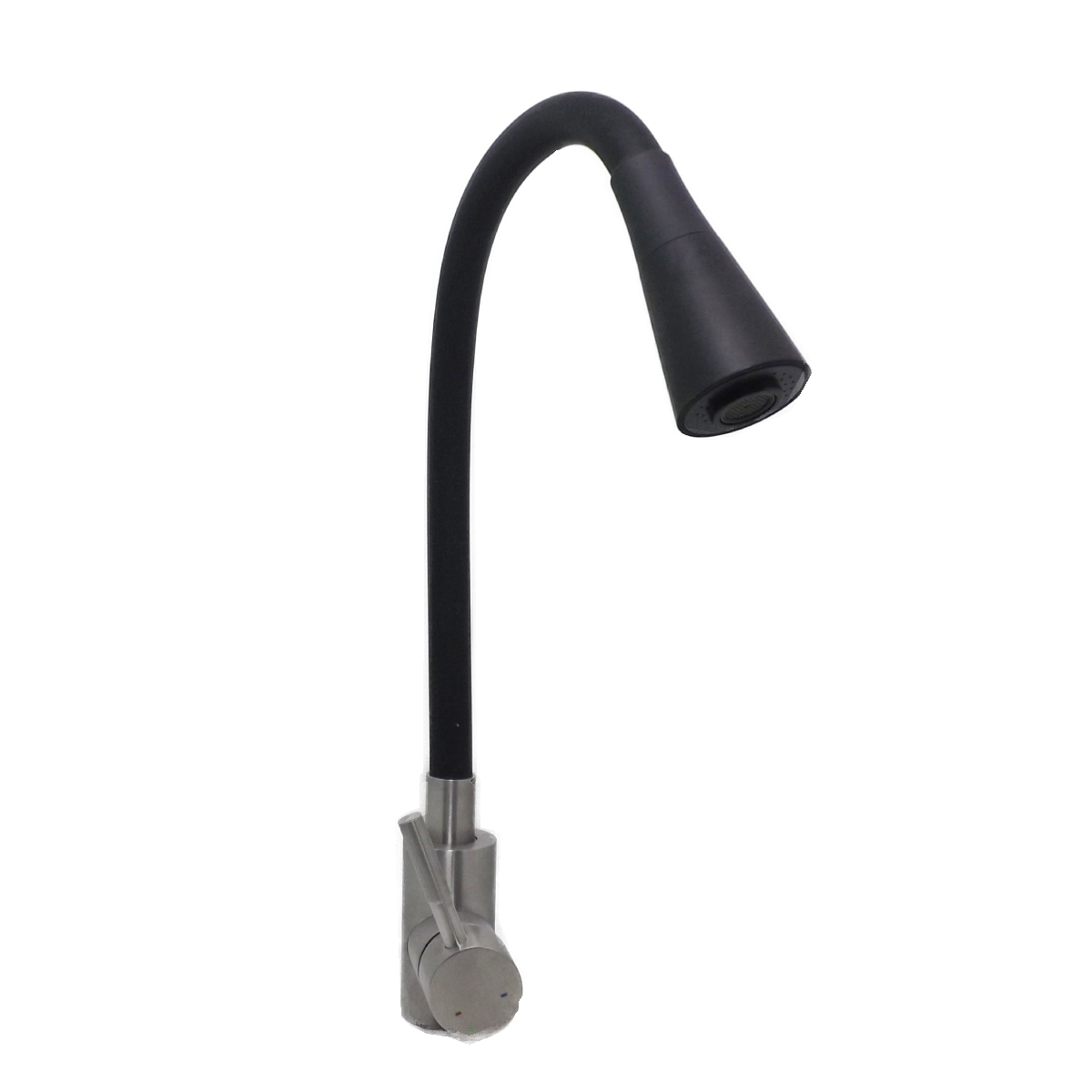 aura negro+ inox Grifo Cocina Flexible Aura Negro + Inox - Imagen 1