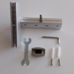 Juego Pinzas Aluminio Plata + Guiador Inox