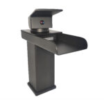 Grifo Baño Negro Ares Caño Bajo