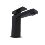 Grifo Baño Negro Hermes Caño Bajo