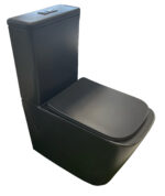 Inodoro Dalia Negro Mate Salida Dual