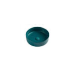 Lavabo Ceramica Sobrepuesto Aurora Matt Blachish Green