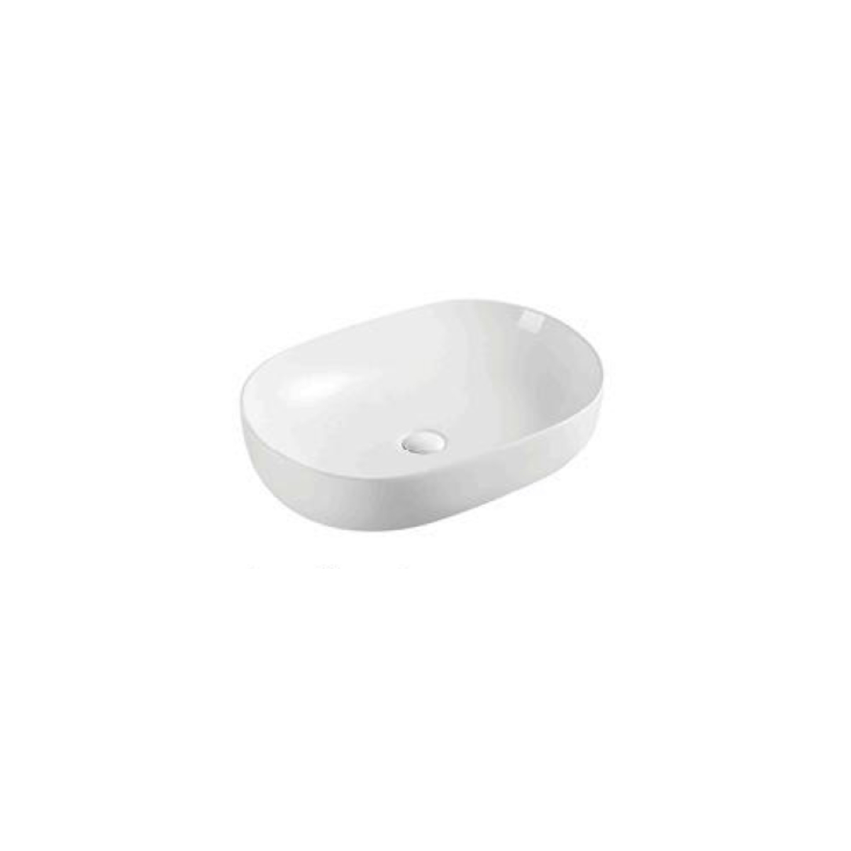 lavabo giorgia 600x415x140 Lavabo Ceramica Sobrepuesto Giorgia White - Imagen 1