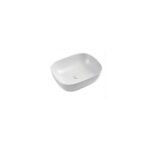 Lavabo Ceramica Sobrepuesto Giulia Matt White