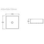 Lavabo Solid Sobre Encimera Yadira - Imagen 3