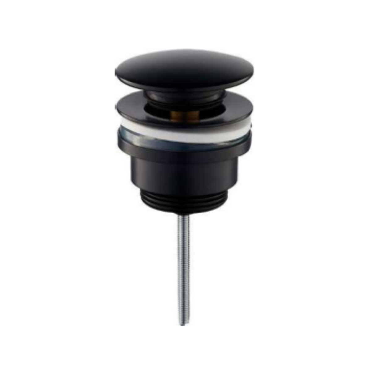 valvula clic clac negro Válvula Desagüe Clic Clac Negro Lavabo/Bidé - Imagen 1