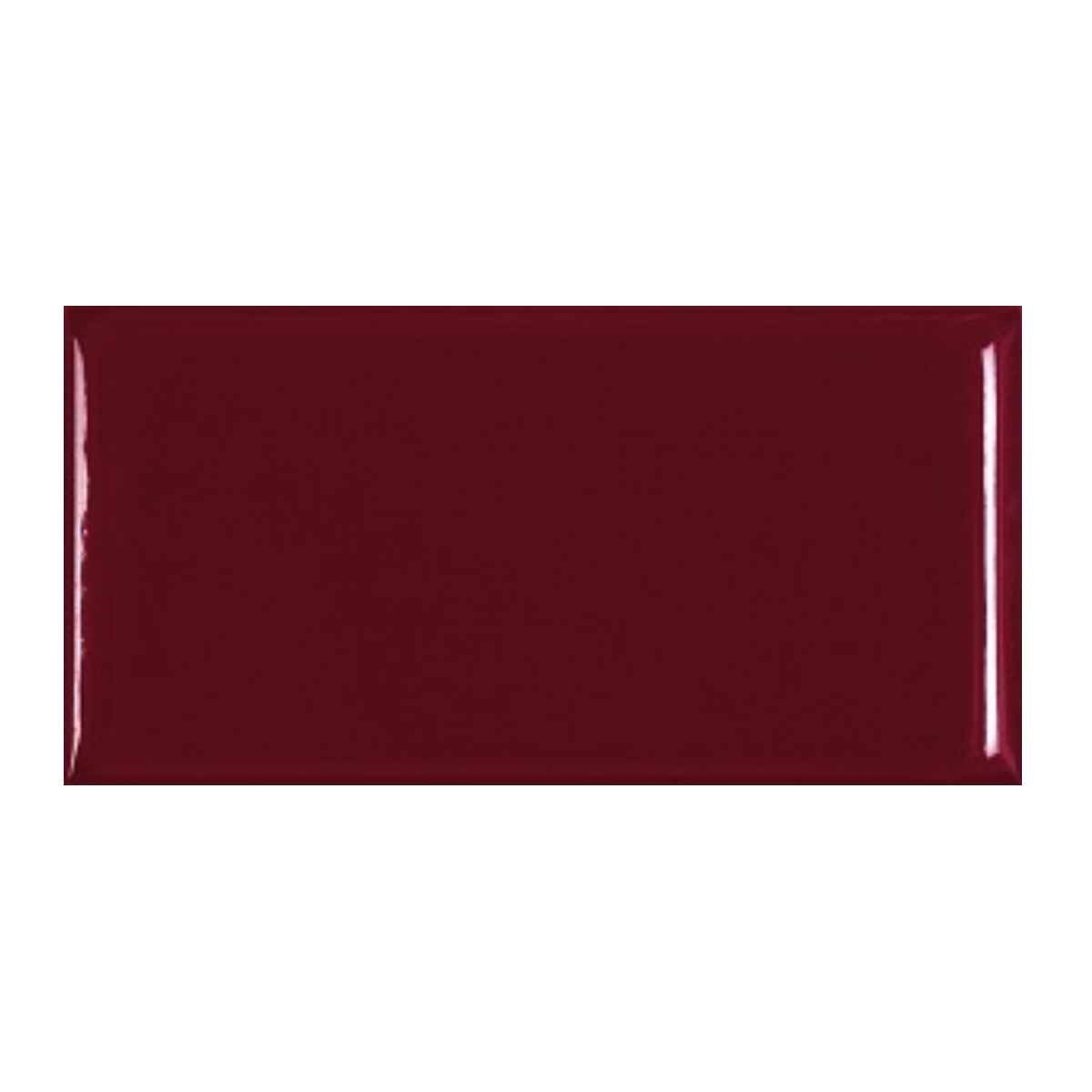 caprichosa burdeos brillo 7,5x15 Caprichosa Burdeos Brillo 7,5x15cm APE - Imagen 1