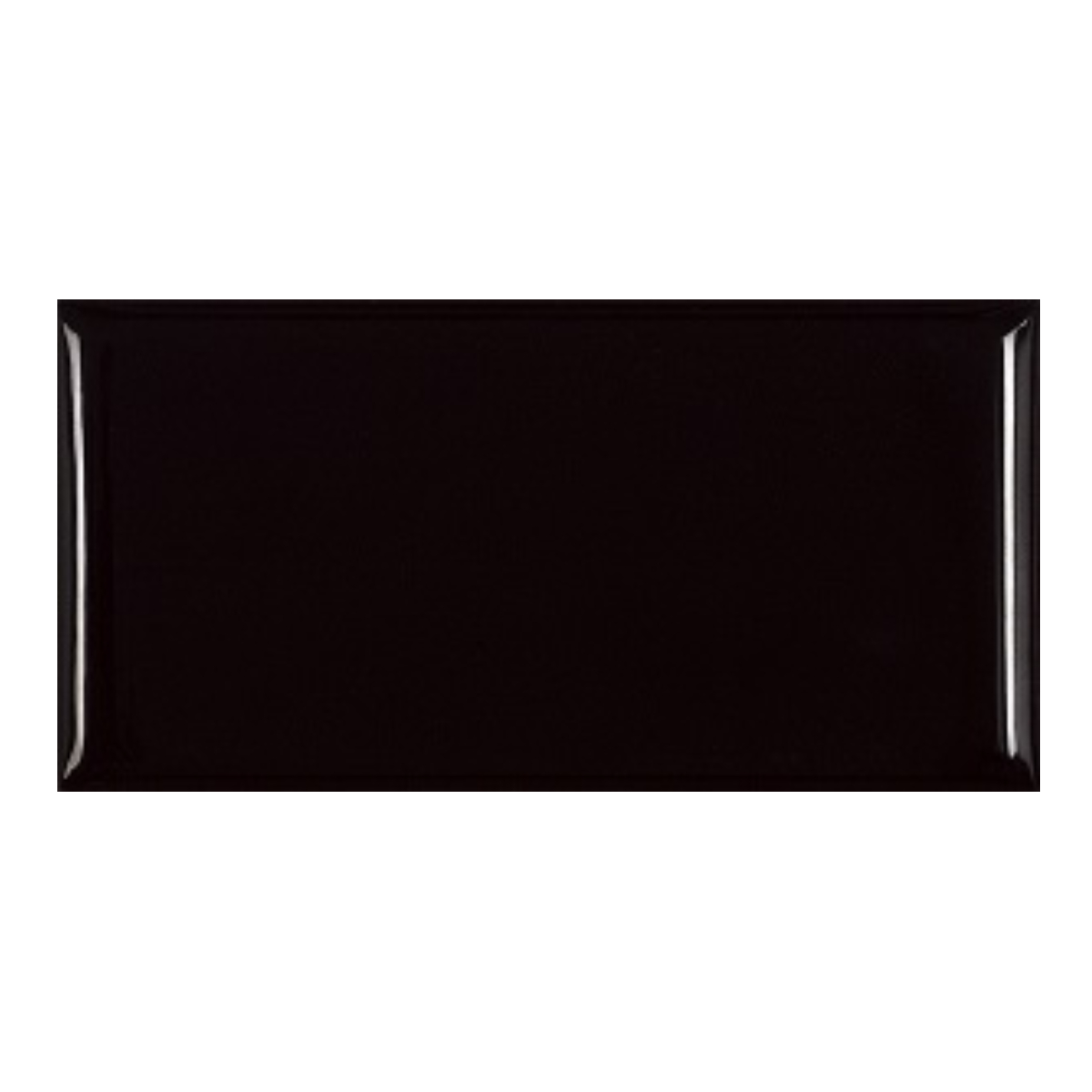 caprichosa negro brillo 7,5x15 Caprichosa Negro Brillo 7,5x15cm APE - Imagen 1