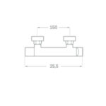 Columna Ducha Monomando Ergos Cromo - Imagen 3
