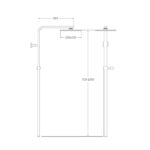 Columna Ducha Monomando Skara Negro Mate - Imagen 2