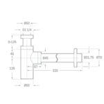 Sifón Botella Minimalista Negro Mate - Imagen 2