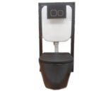 Inodoro Suspendido Lotto Negro Salida Dual+Mecanismo Cisterna - Imagen 2