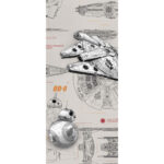 Revestimiento De Pared Panel Decoración Wing Fighter