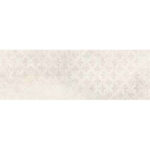 Decor Madox Ornato Blanco Mate Rect 40x120cm HALCON CERAMICAS