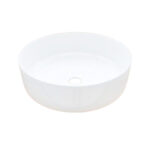 Lavabo Ceramica Sobrepuesto Emma Blanco Brillo