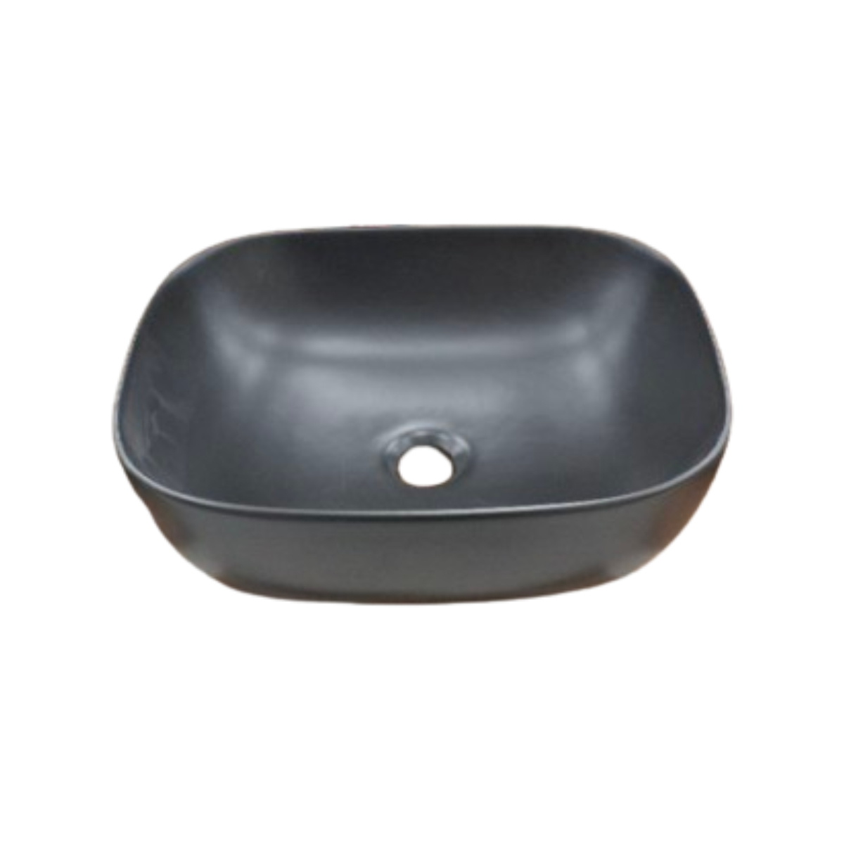 lavabo greta negro (1) Lavabo Ceramica Sobrepuesto Greta Negro - Imagen 1