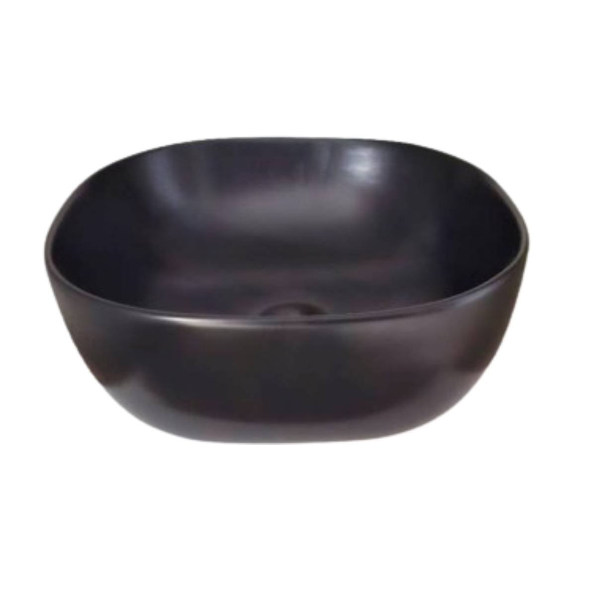 lavabo mirta negro mate (1) Lavabo Ceramica Sobrepuesto Mirta Negro Mate - Imagen 1