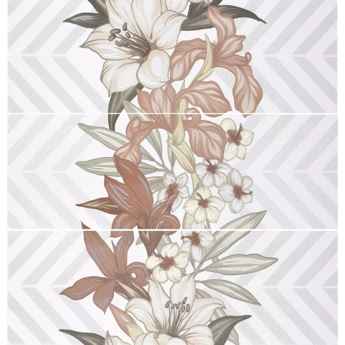 decor set 3 mia brillo 31,6x90bianco Decor Set (3) Mia Bianco Brillo 31,6x90cm APE - Imagen 1