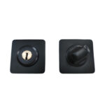 Condena Cuadrada Camboya Con Llave Negro Mate - Imagen 2