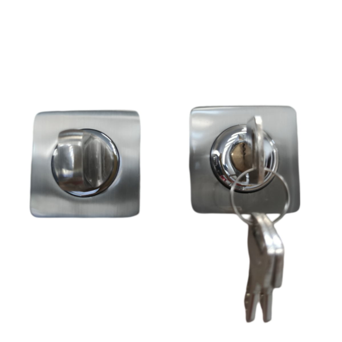 condena cuadrada camboya niquel (1) Condena Cuadrada Camboya Con Llave Niquel Satinado - Imagen 1