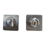 Condena Cuadrada Camboya Con Llave Niquel Satinado - Imagen 2