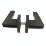 Roseta Para Puerta De Interior Mykonos Antracita+Negro Mate - Imagen 4