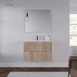 Mueble De Baño Nepal Cambrian Suspendido 2 Cajones