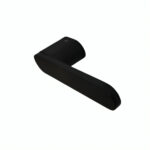 Roseta Para Puerta De Interior Siros Negro Mate - Imagen 3