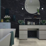 Lucca Nero Pulido 120x120cm MAGNIFICA COLLECTION - Imagen 4