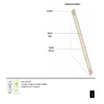 Roble Aurora Horizontal Semi Maciza - Imagen 2