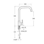 Grifo Cocina Momo Monomando De Fregadero - Imagen 2