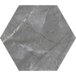 Hexagon Pulpis Zinc Mate 25x25cm