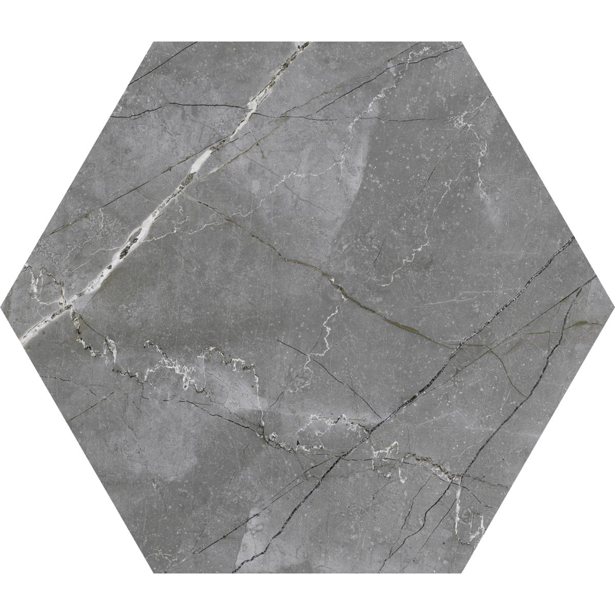 hex pulpis zinc mate 25x25 Hexagon Pulpis Zinc Mate 25x25cm - Imagen 1