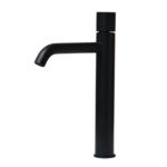 Grifo Lavabo Diamont Alto Negro