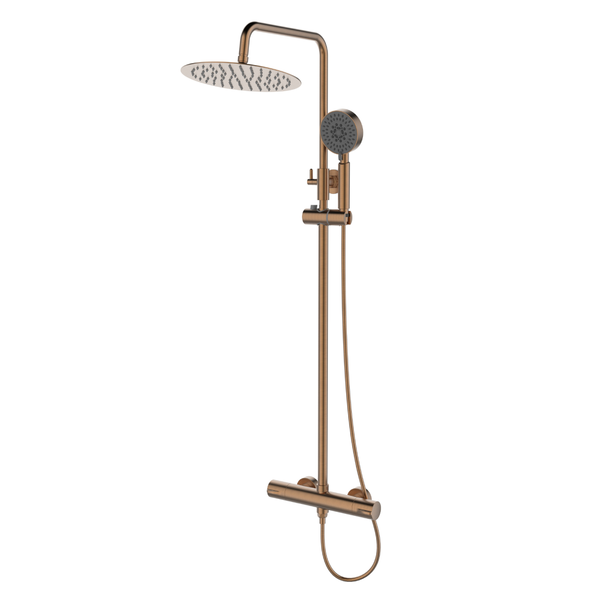 terra oro sosa Columna Ducha Termostática Terra Bronce - Imagen 1